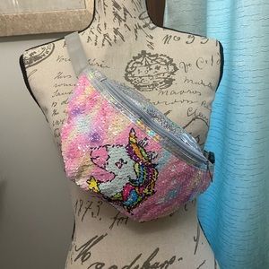 Sequins Unicorn fanny pack